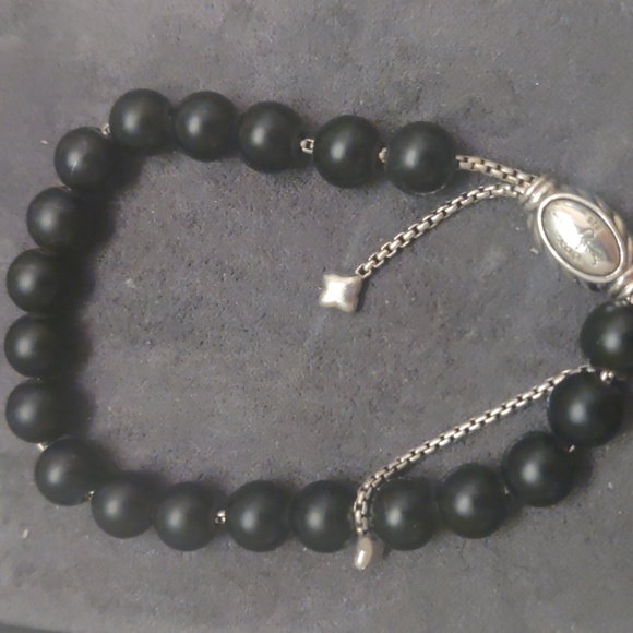 David Yurman Spiritual Beads Bracelet with Matte Onyx - Picture 2 of 2